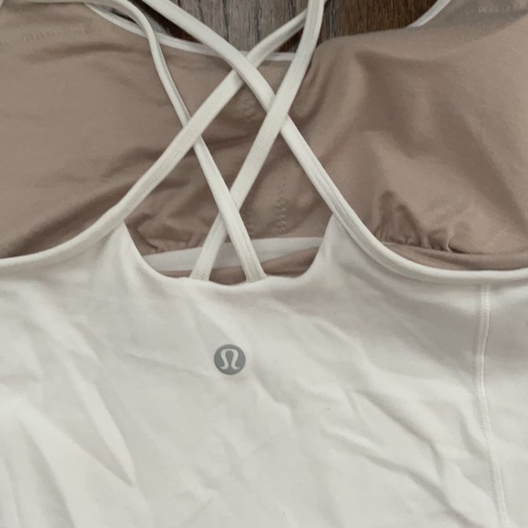 White lululemon athletic tank - Picture 2 of 2